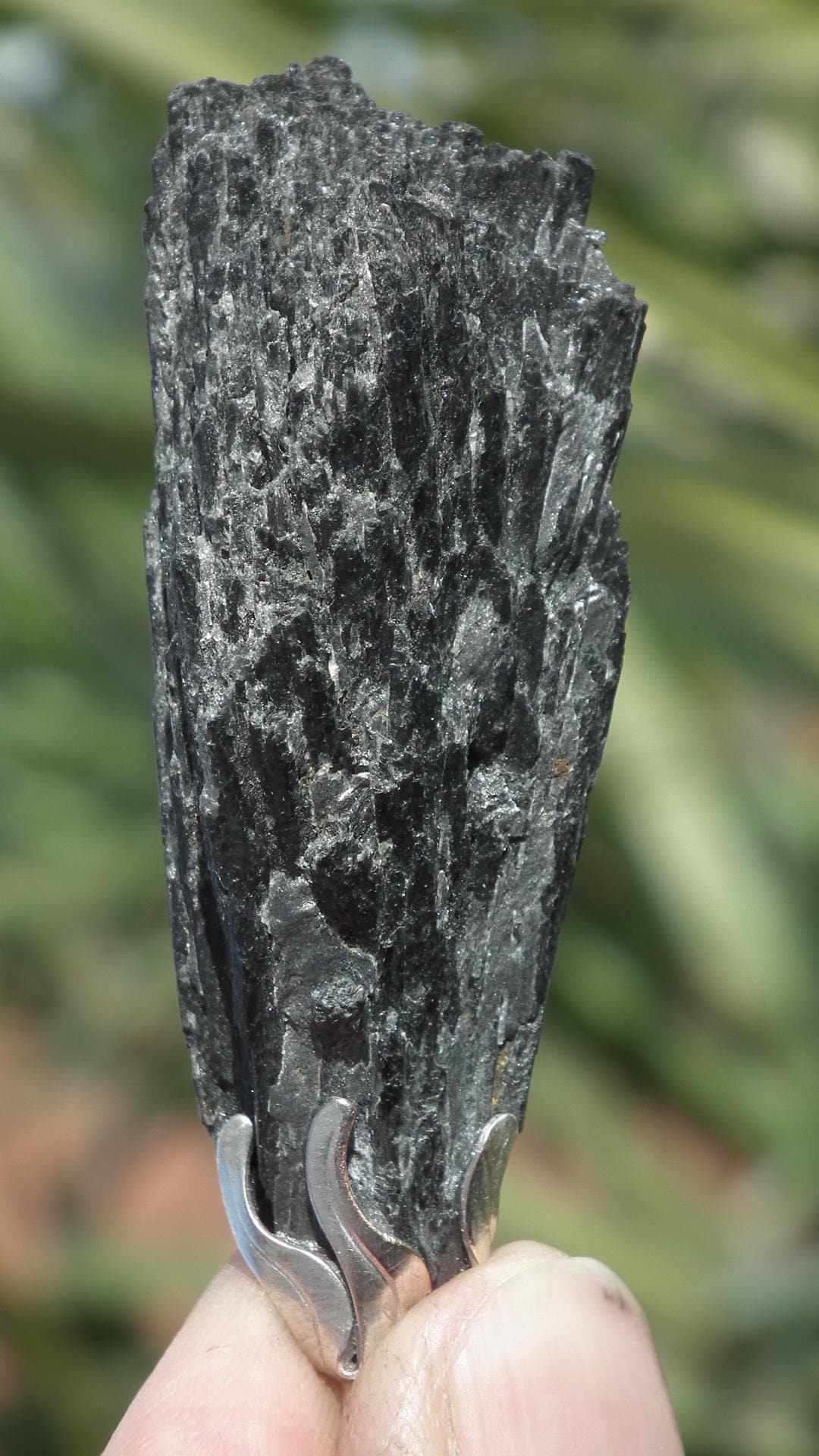 Black Kyanite pendant