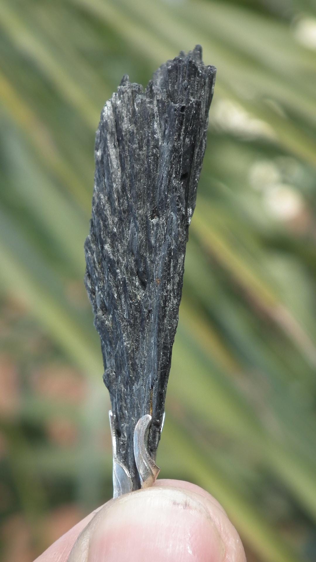 Black Kyanite pendant