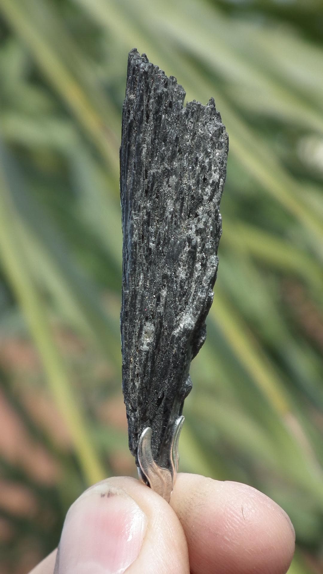 Black Kyanite pendant