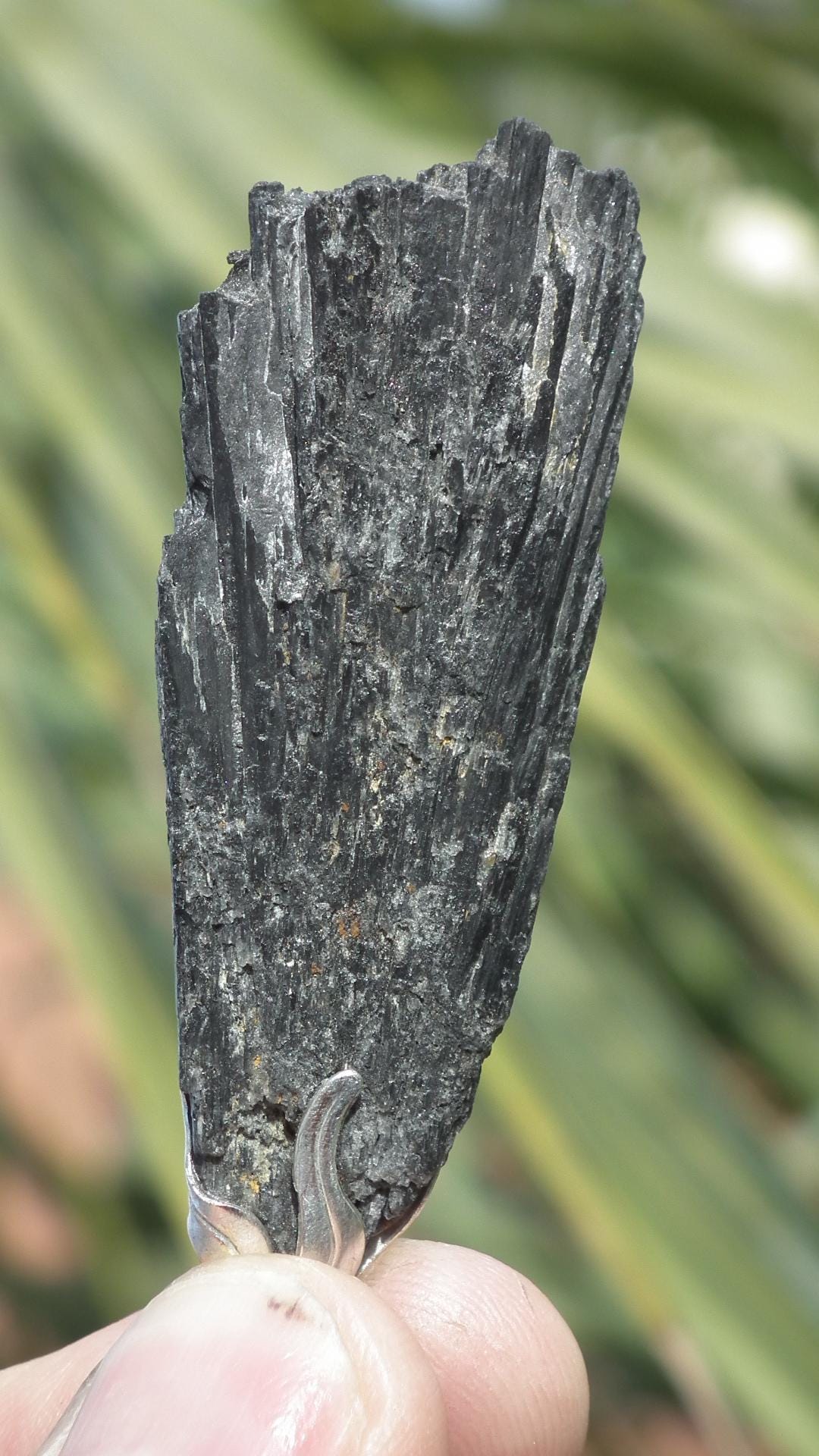 Black Kyanite pendant