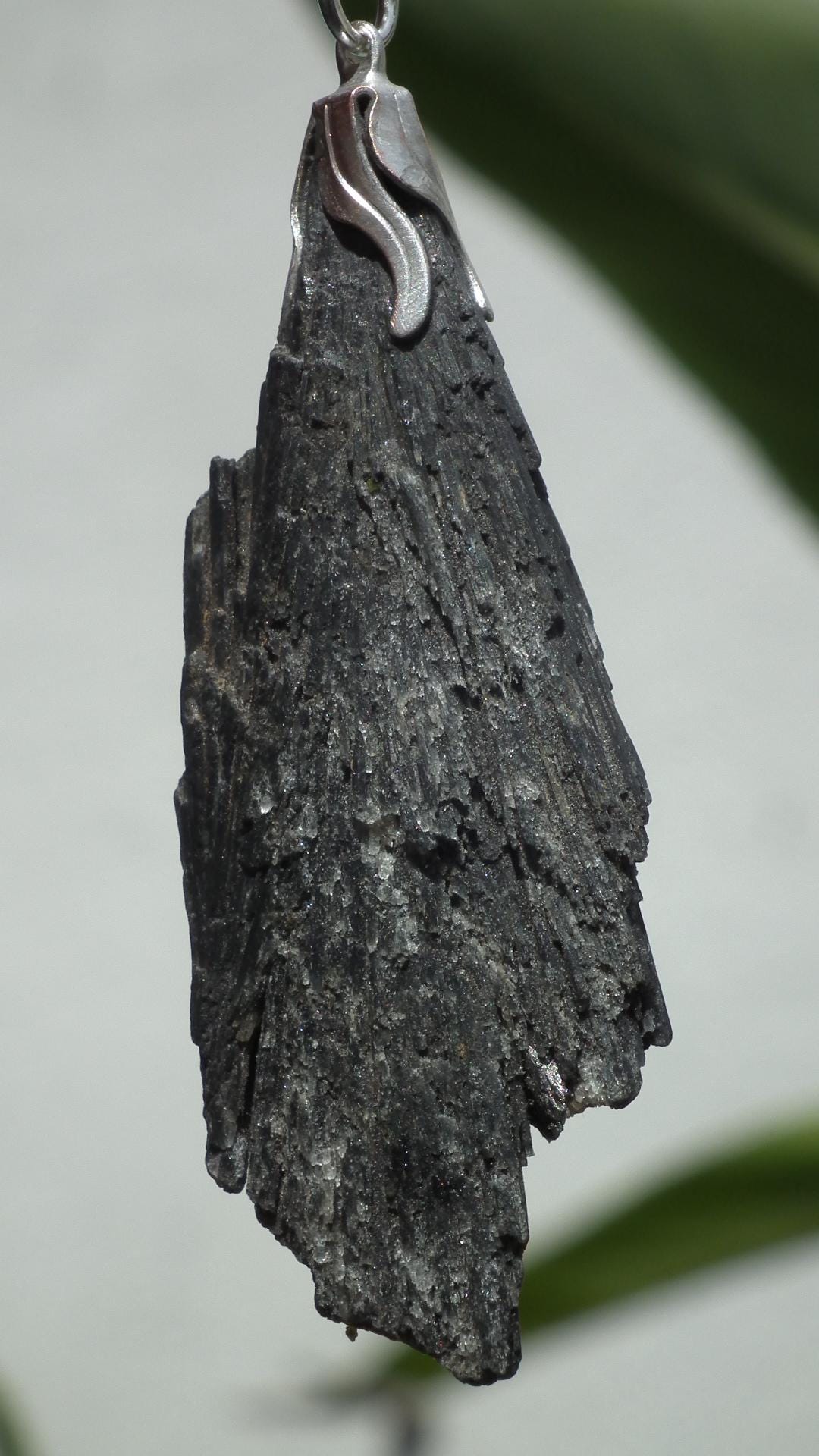 Black Kyanite pendant