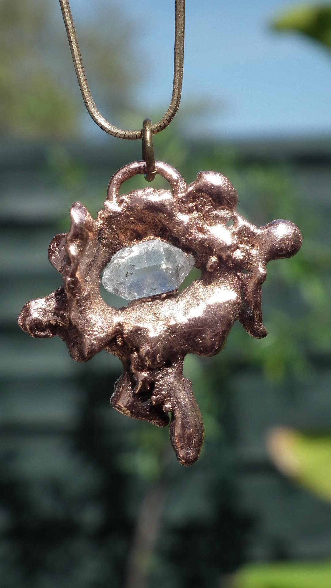 Herkimer diamond necklace