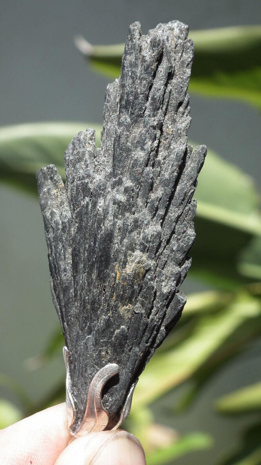 Black Kyanite pendant