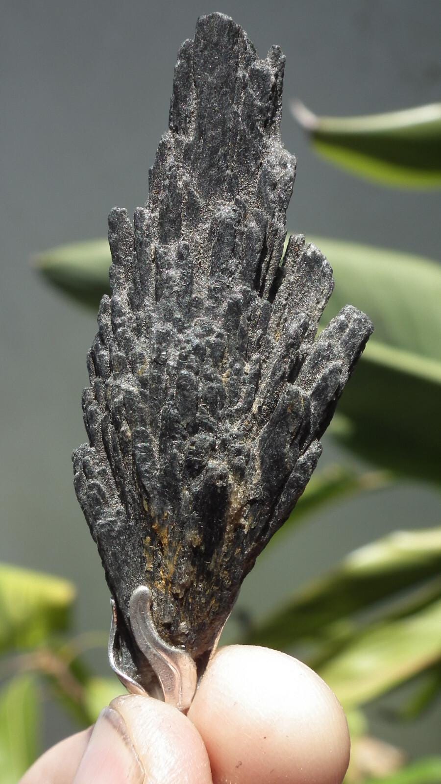 Black Kyanite pendant