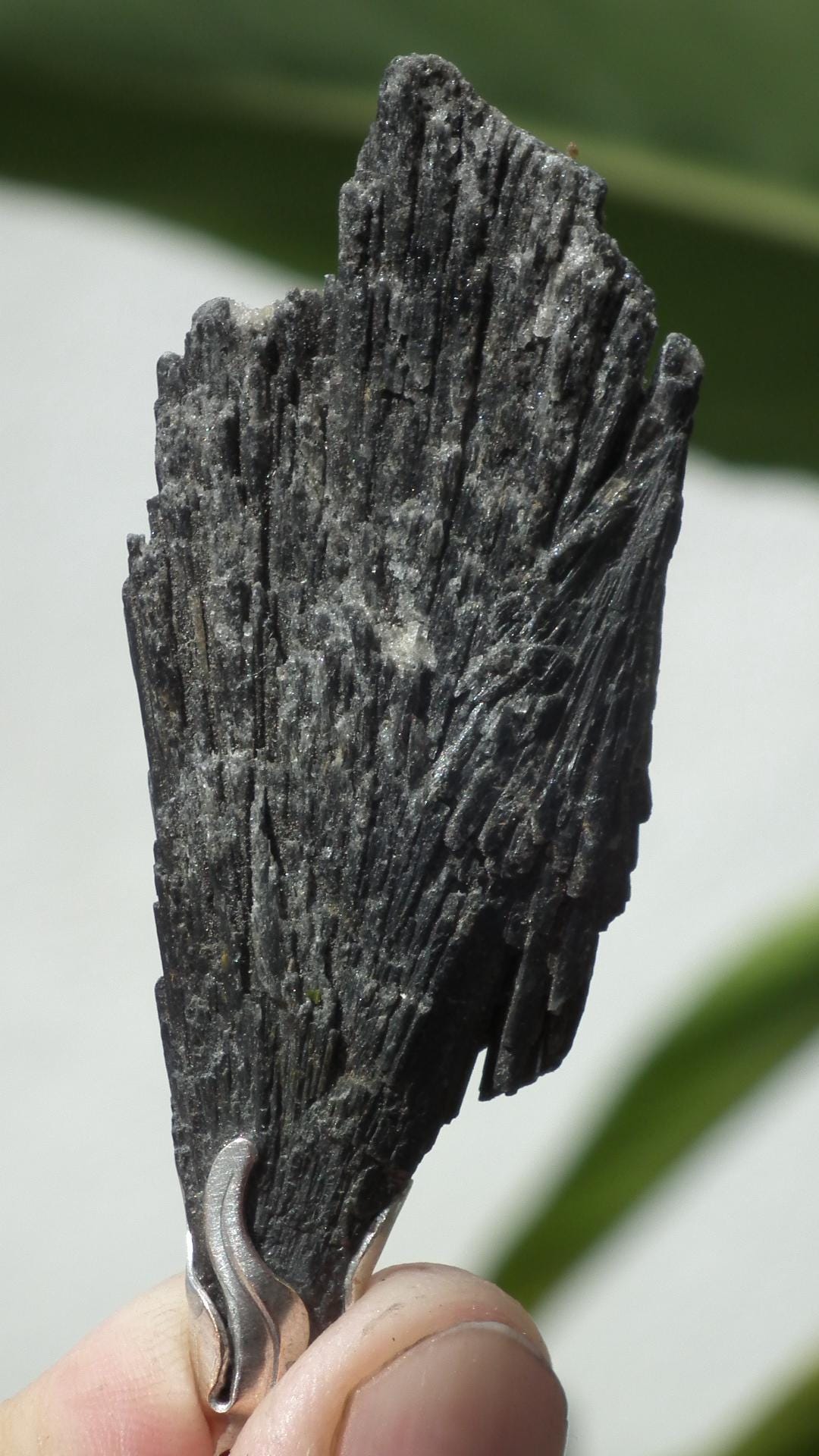 Black Kyanite pendant