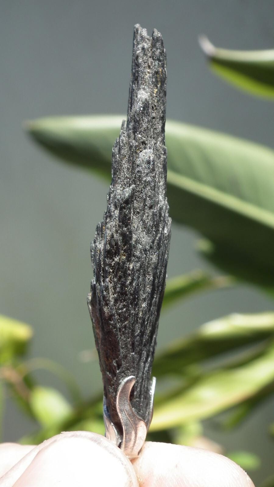 Black Kyanite pendant