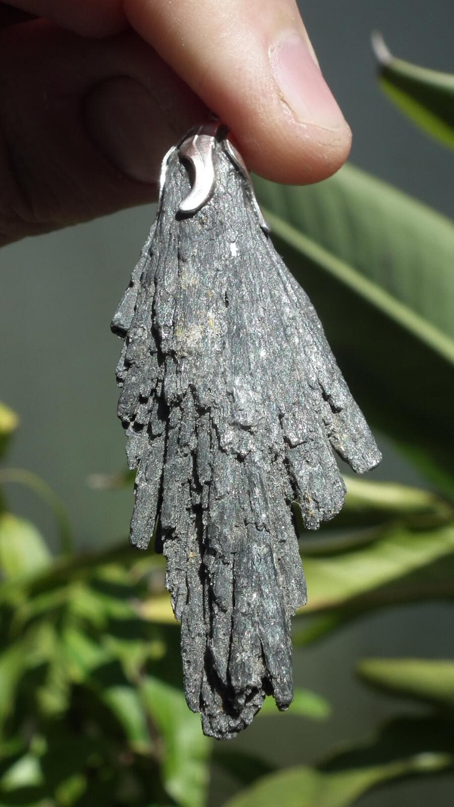 Black Kyanite pendant