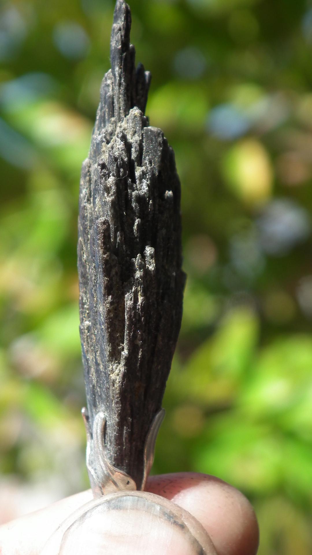 Black Kyanite pendant