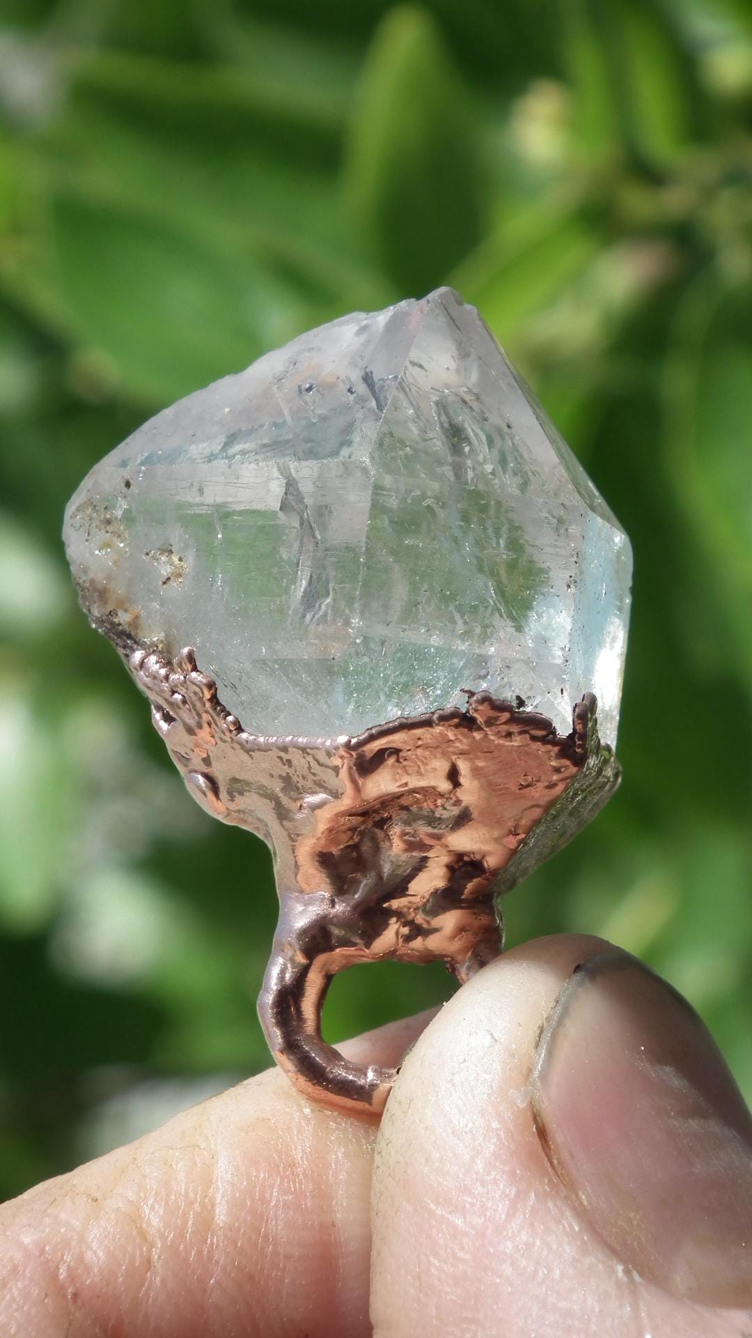 Herkimer diamond necklace // XXL Herkimer diamond necklace