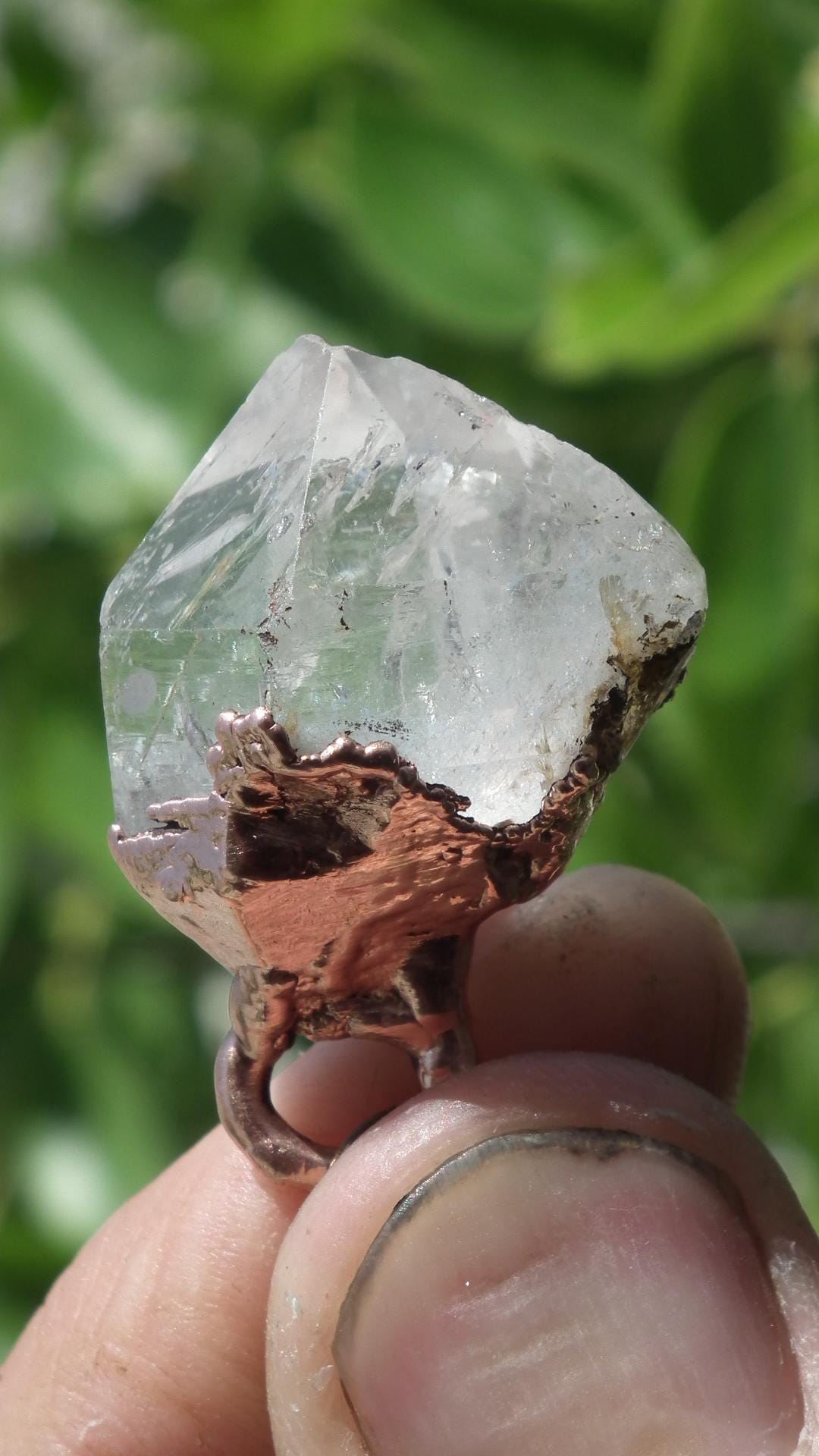 Herkimer diamond necklace // XXL Herkimer diamond necklace