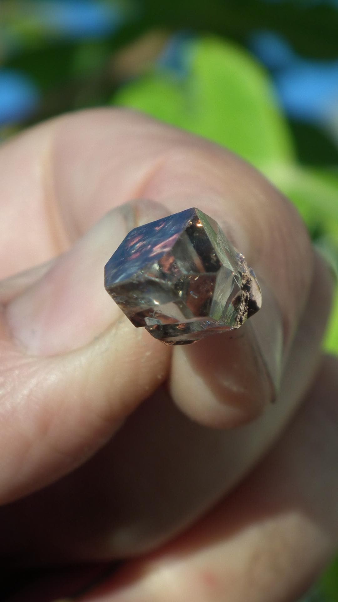 Herkimer diamond necklace