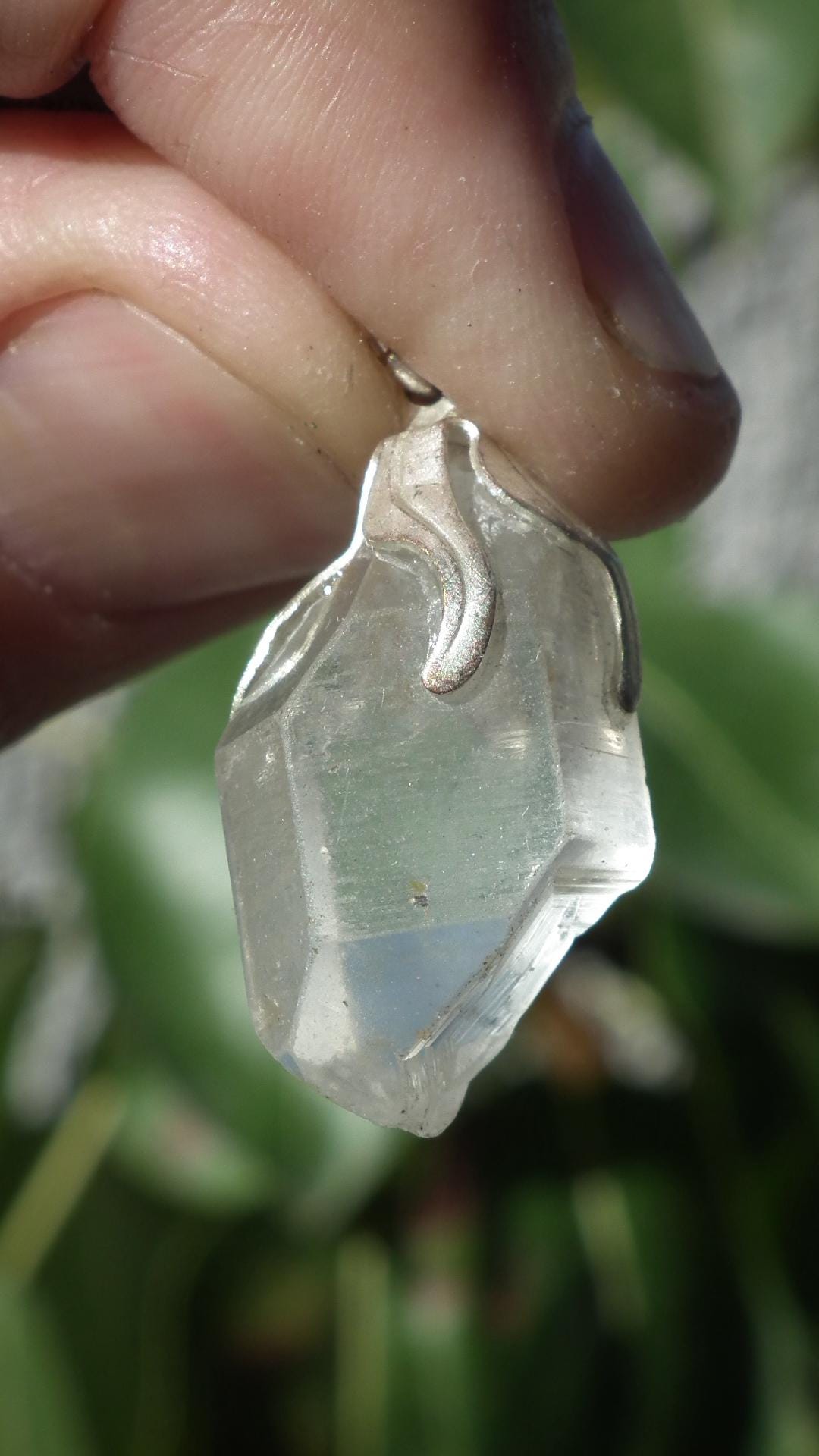 Herkimer diamond necklace // XXL Herkimer diamond necklace