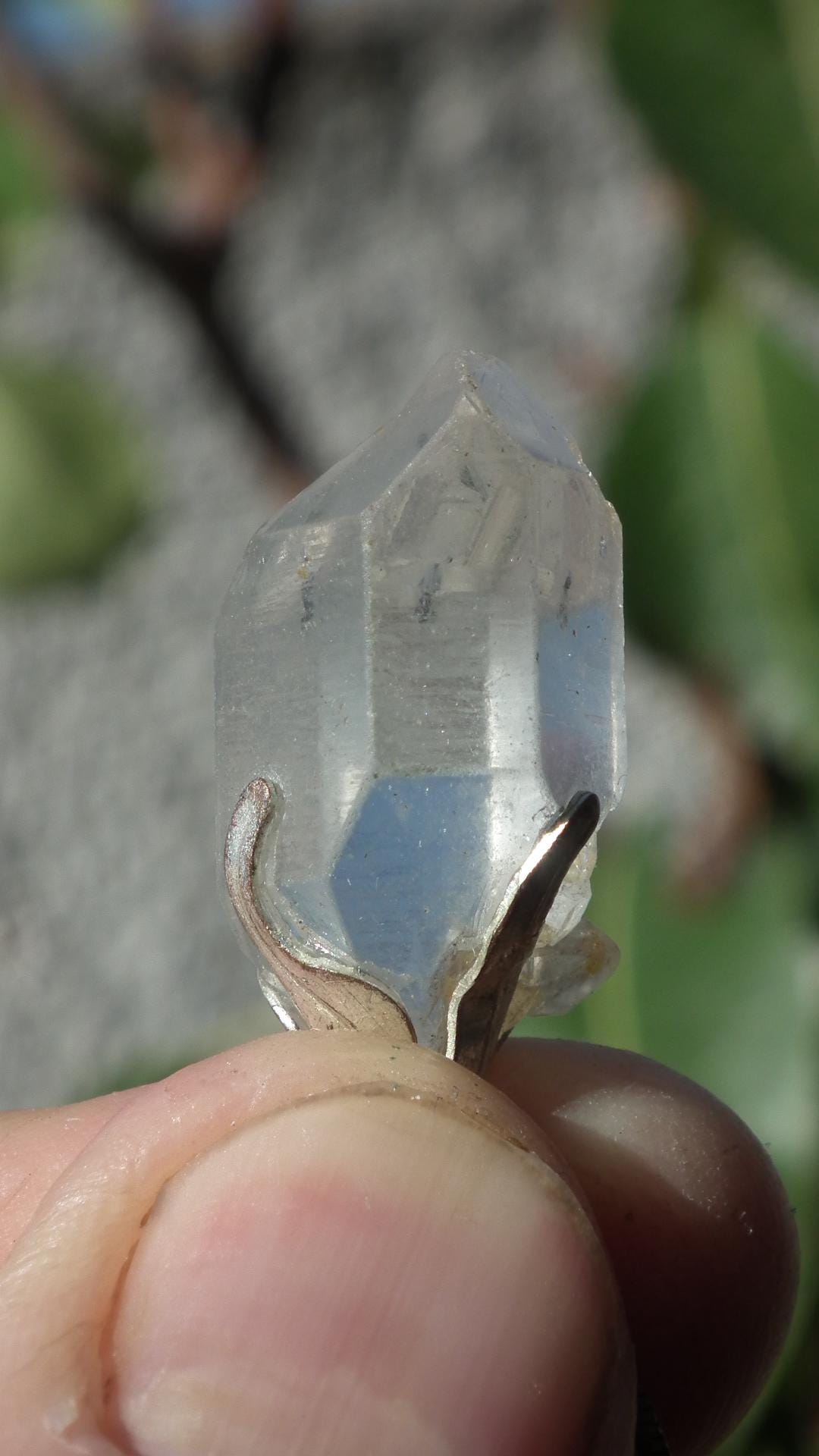 Herkimer diamond necklace // XXL Herkimer diamond necklace