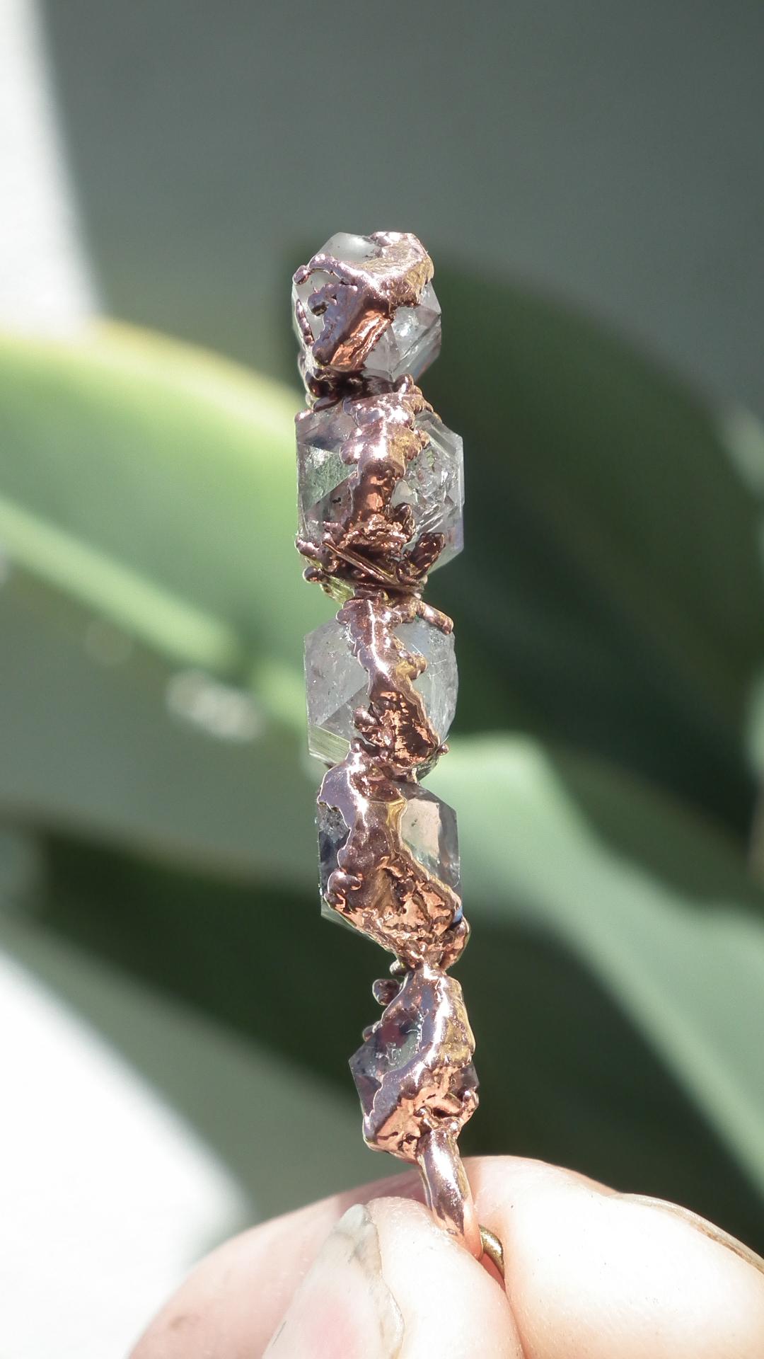 Herkimer diamond necklace