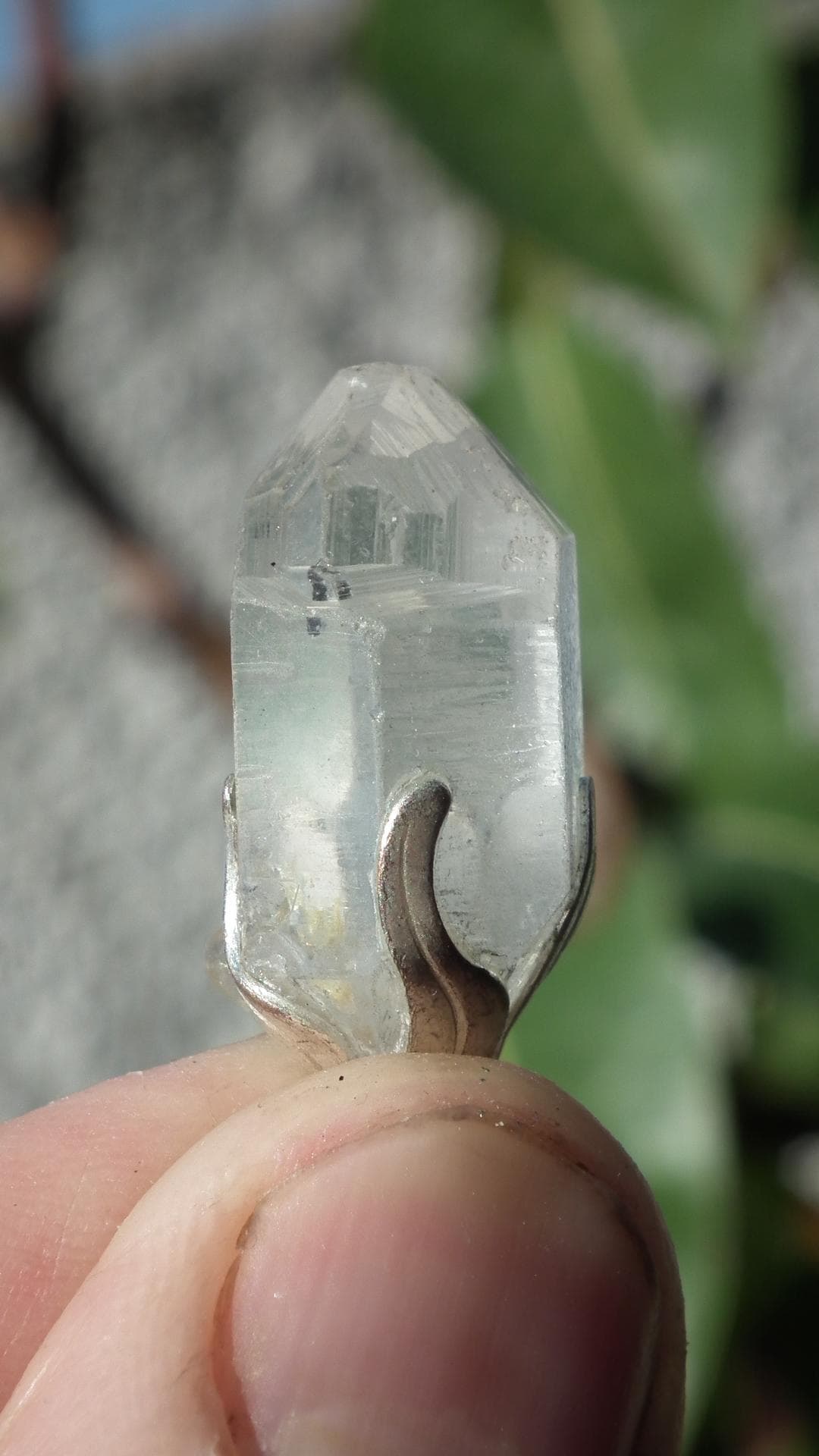Herkimer diamond necklace // XXL Herkimer diamond necklace