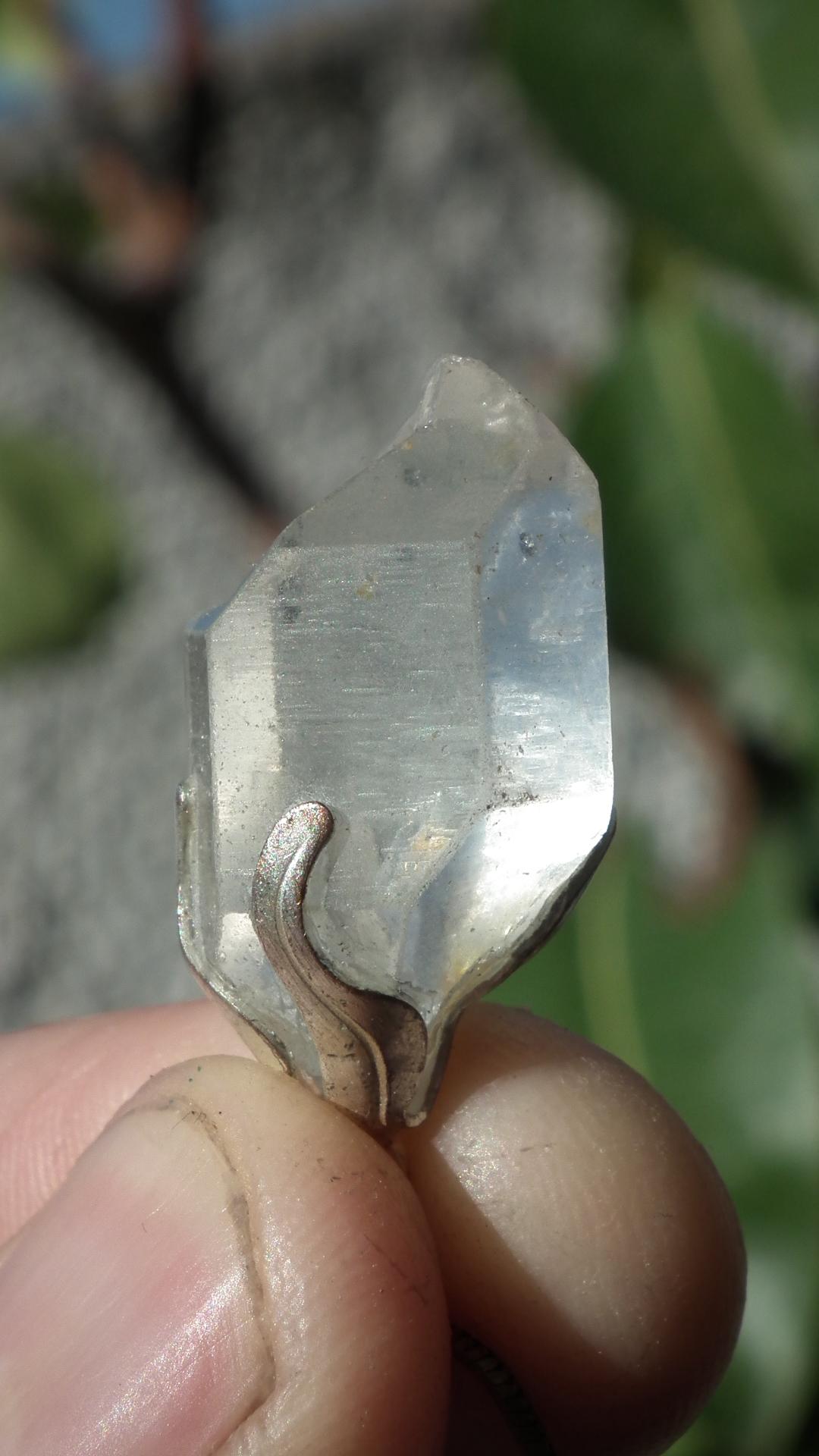 Herkimer diamond necklace // XXL Herkimer diamond necklace