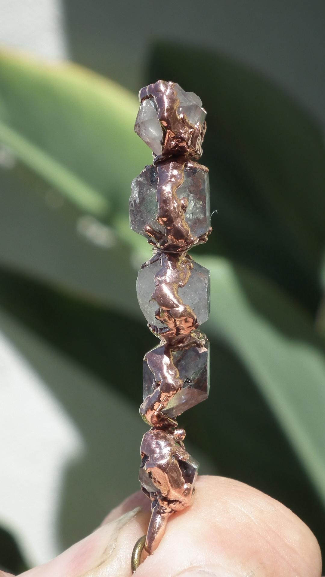 Herkimer diamond necklace