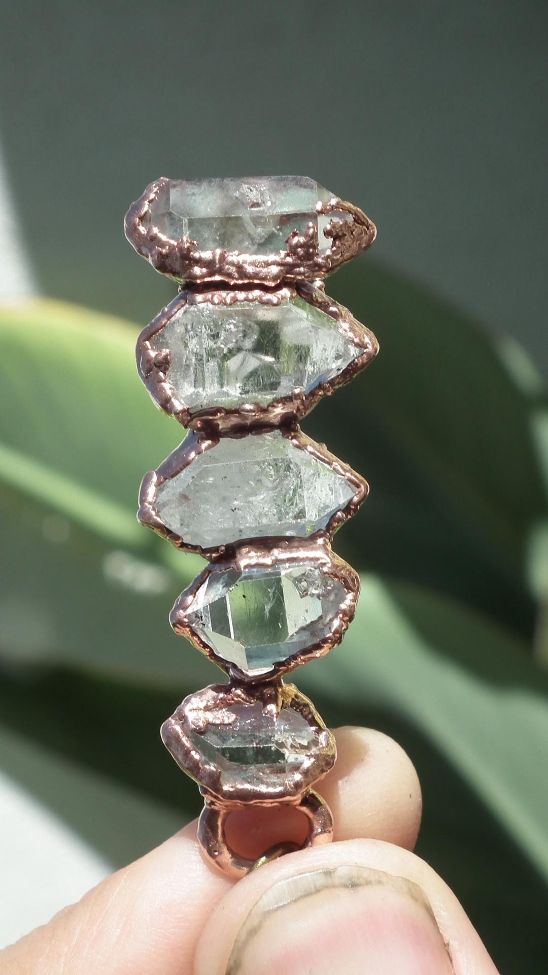 Herkimer diamond necklace