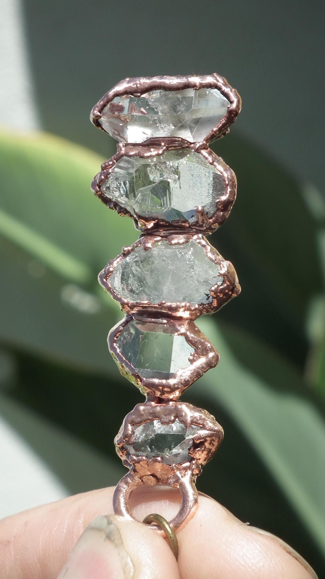 Herkimer diamond necklace