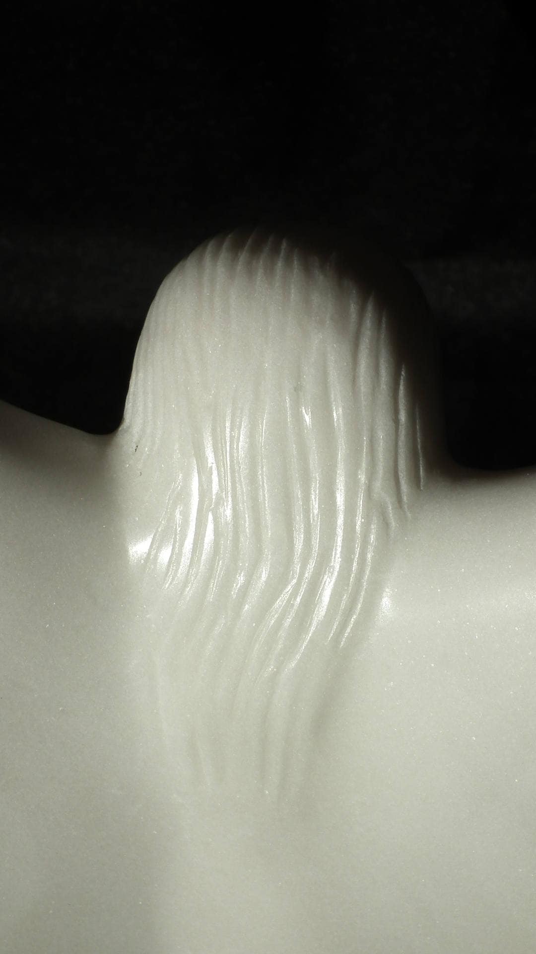 Angel of joy / Angel figurine / White Sivec Marble
