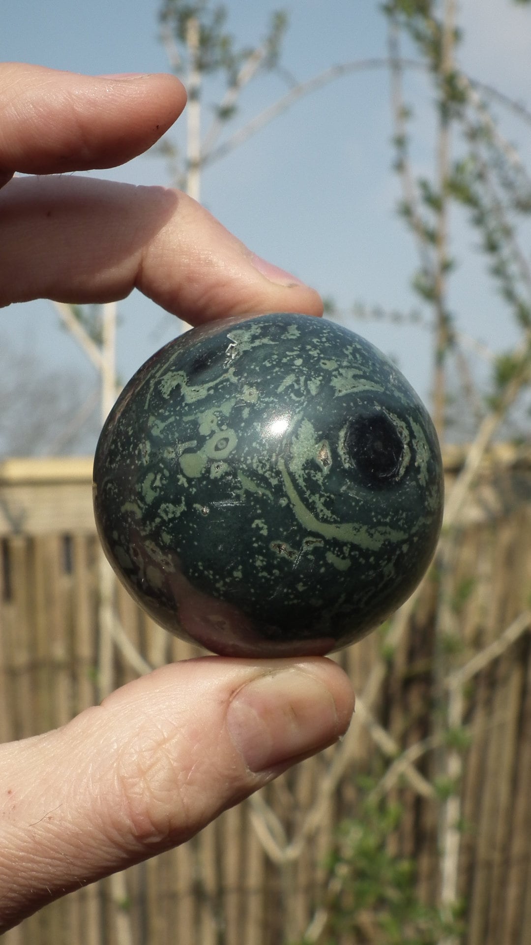 53mm Kambaba Jasper sphere
