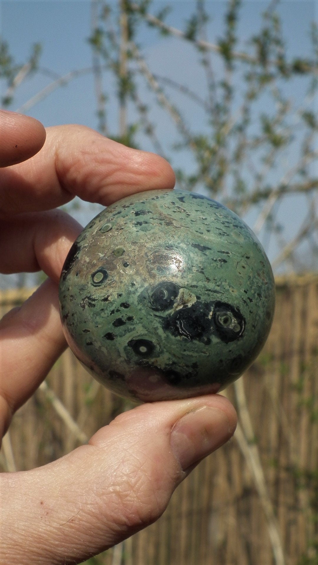 55mm Kambaba Jasper sphere