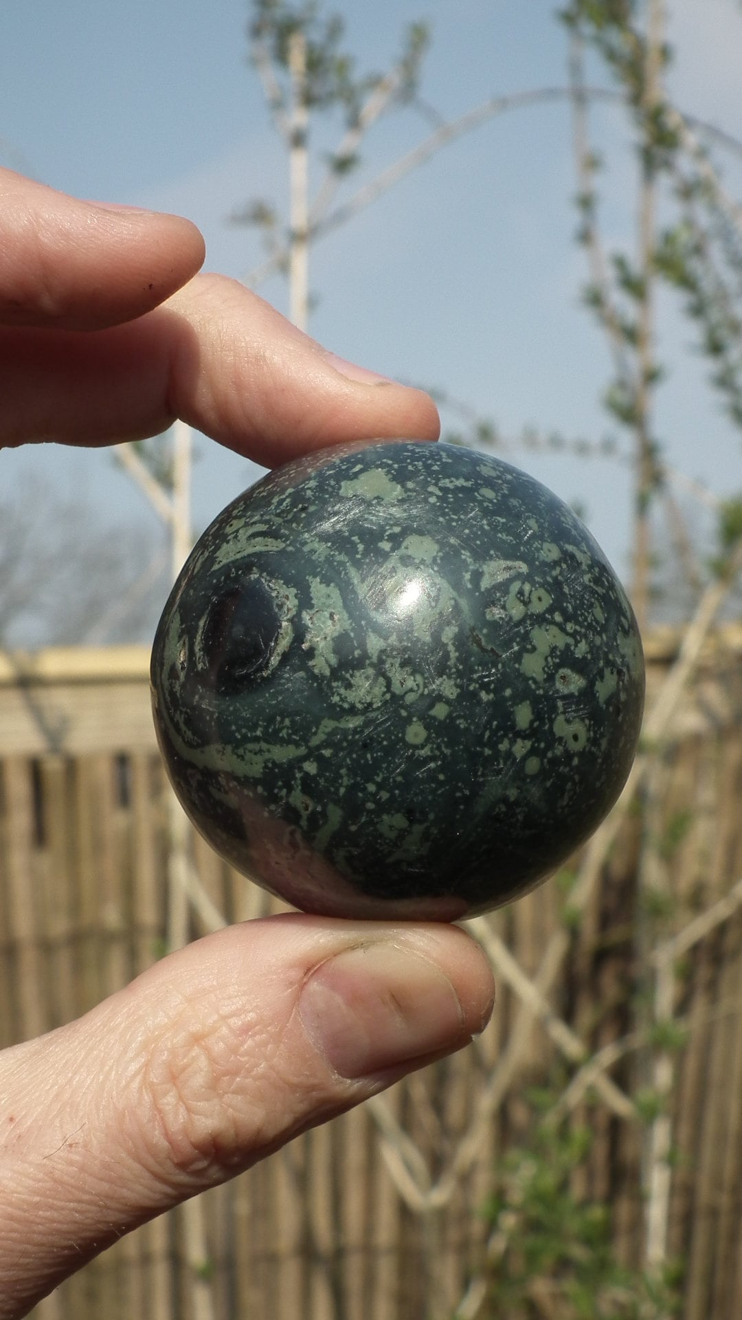 53mm Kambaba Jasper sphere
