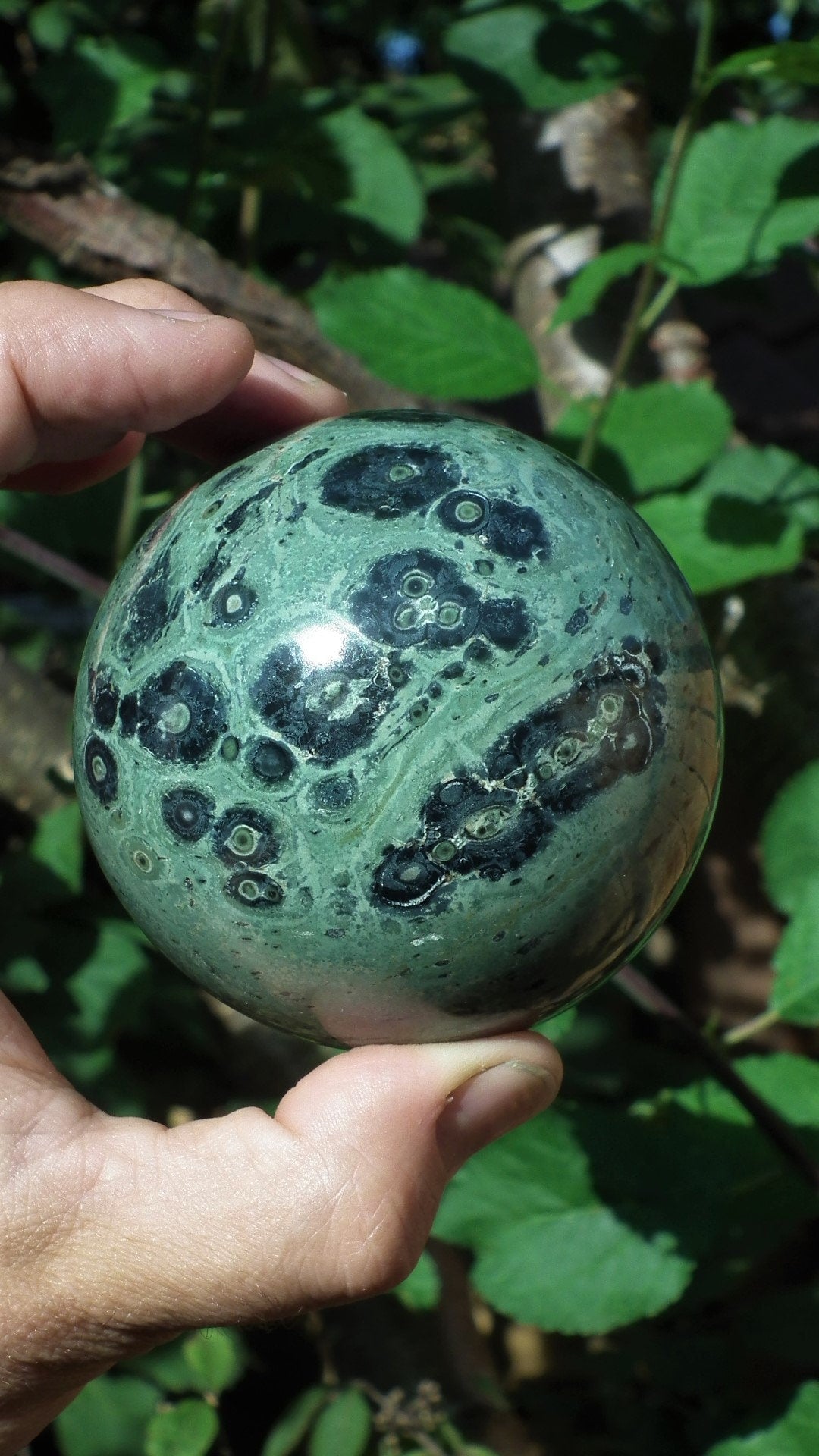 78mm Kambaba Jasper sphere