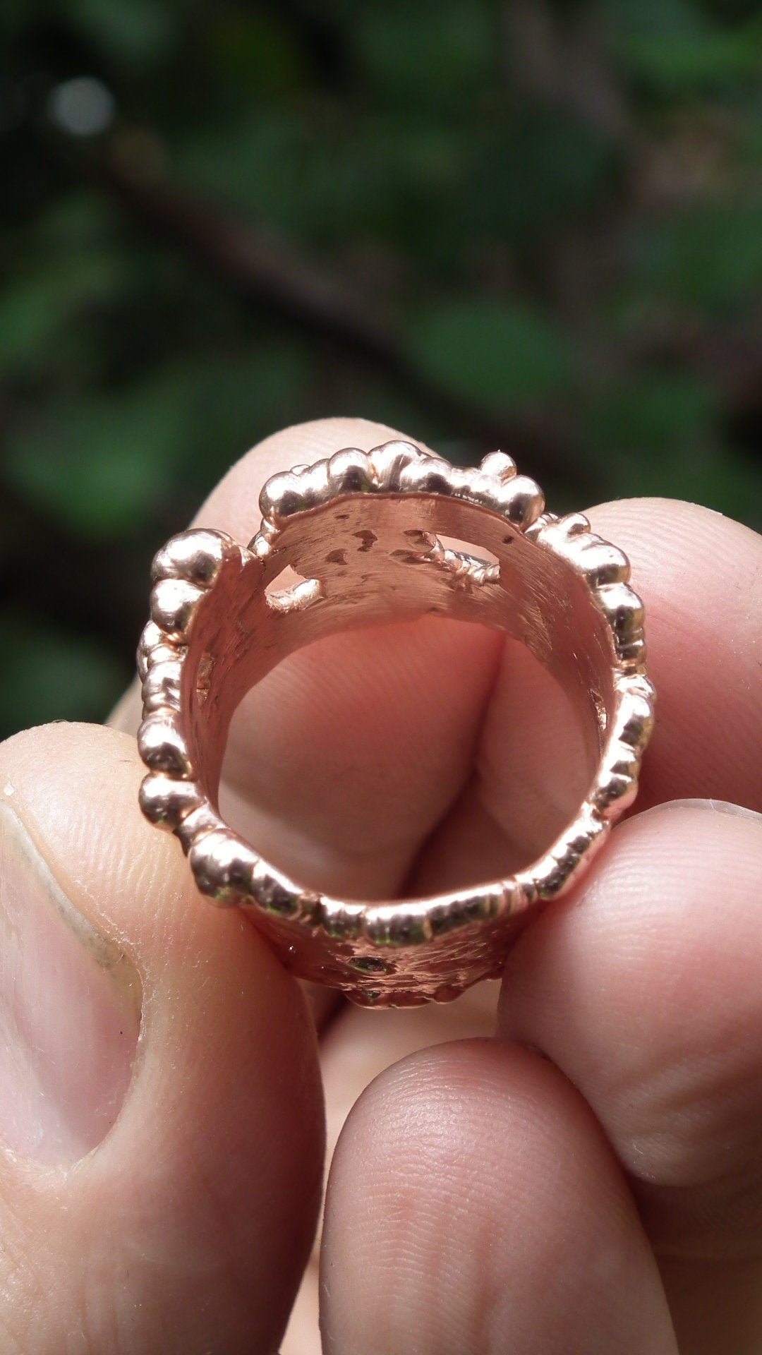 Electroformed Copper ring
