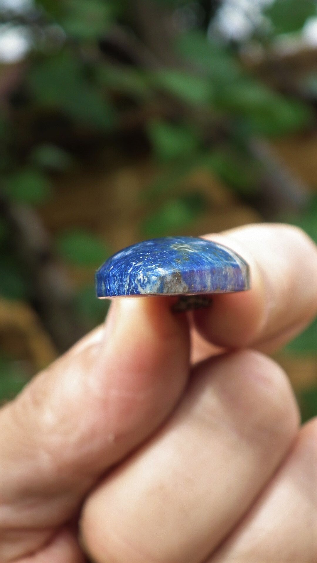 Lapis Lazuli Necklace / Lapis Lazuli pendant / bronze Bail