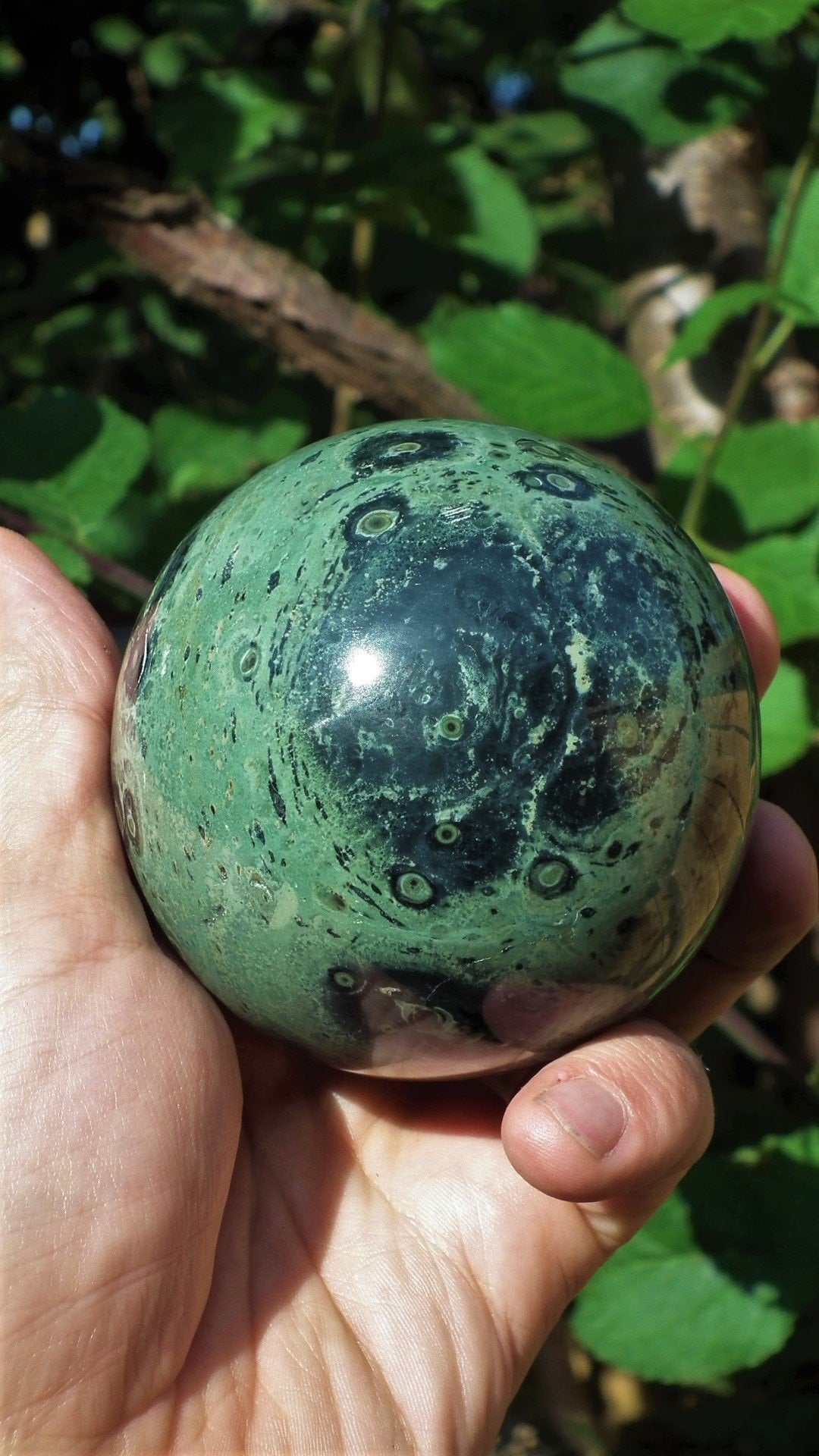 78mm Kambaba Jasper sphere