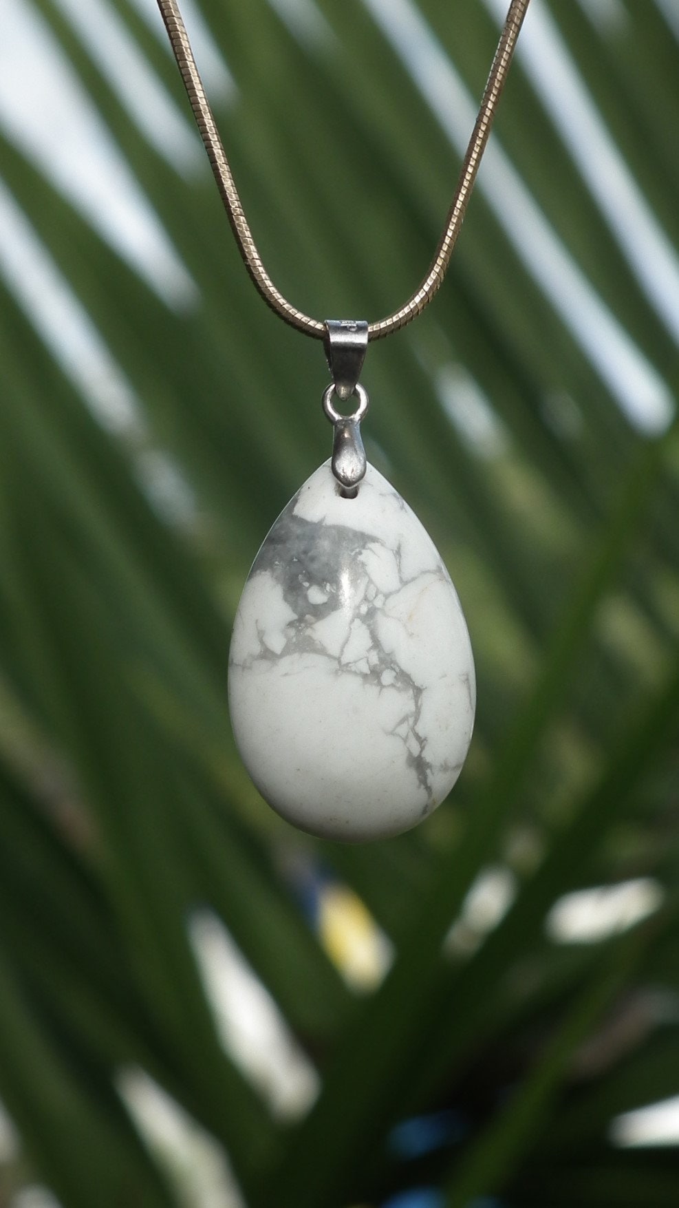 Howlite necklace