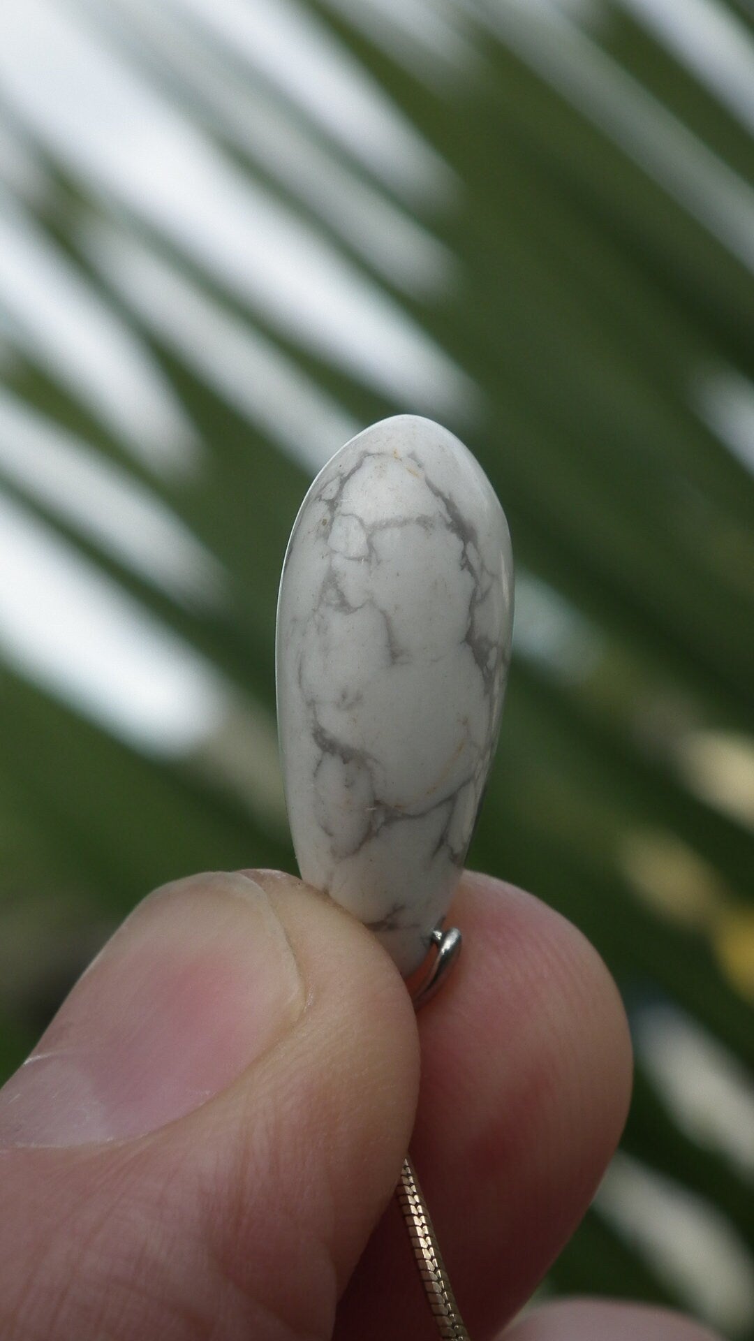 Howlite necklace