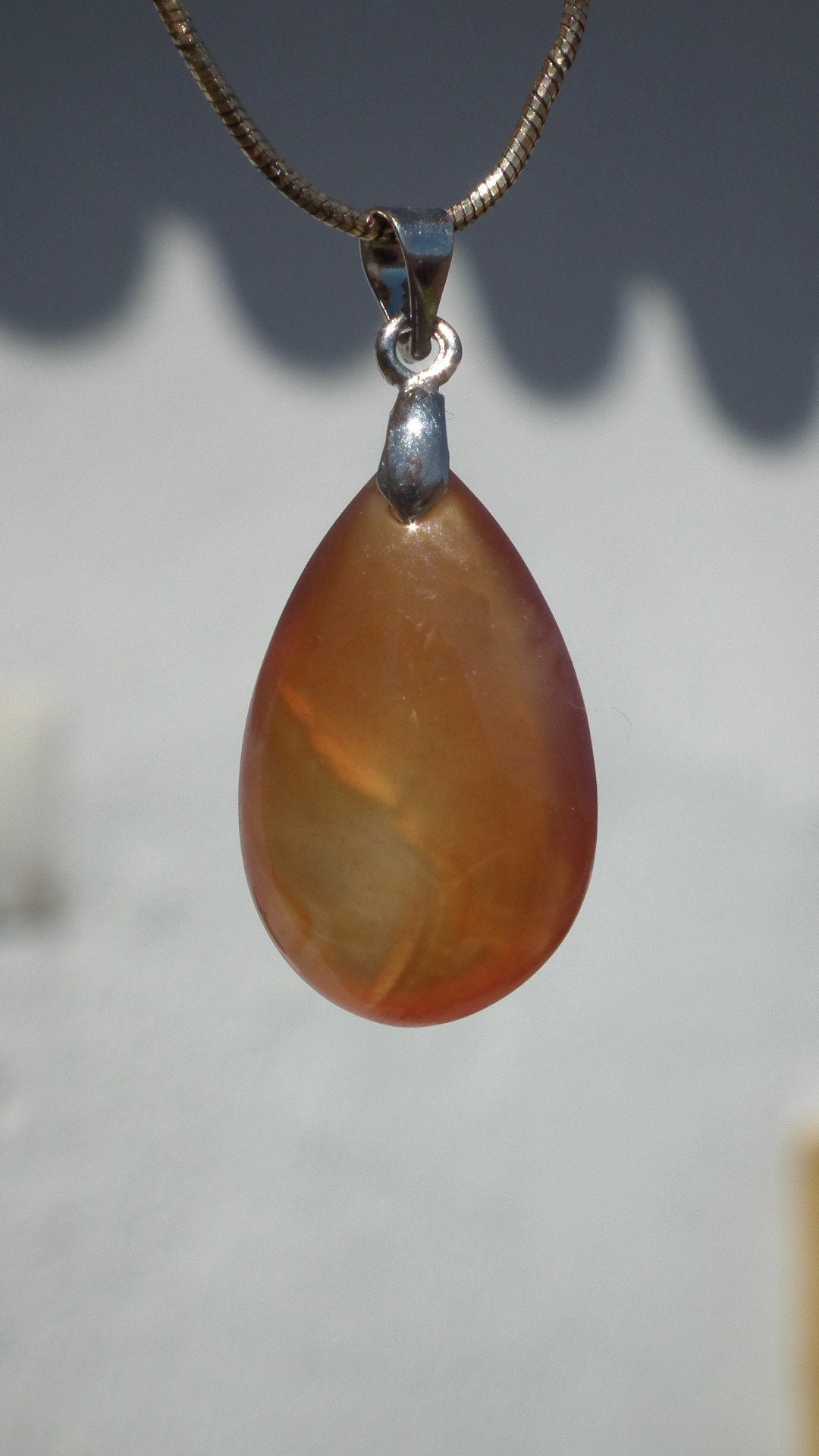 Carnelian necklace