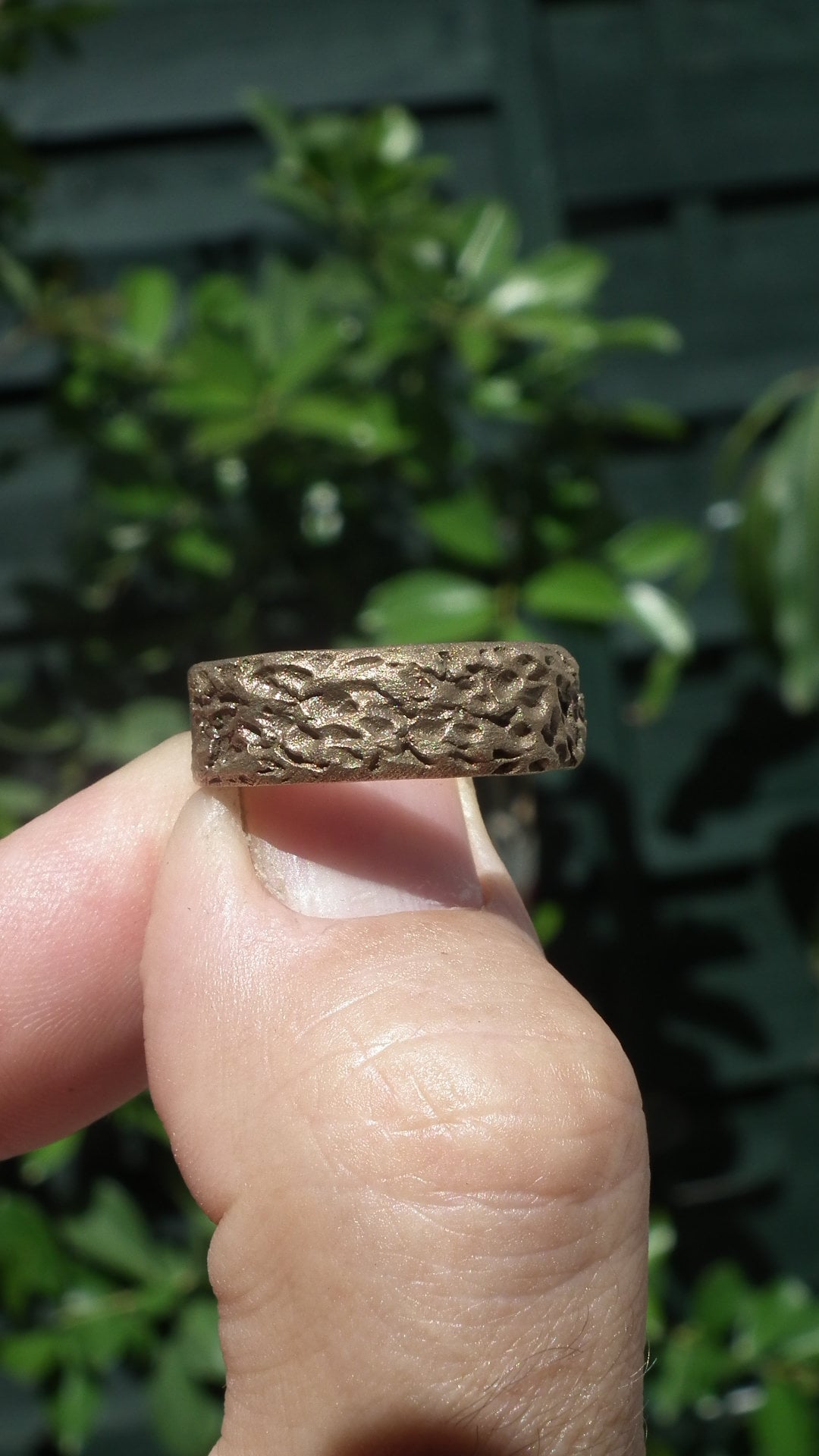 Handmade bronze ring