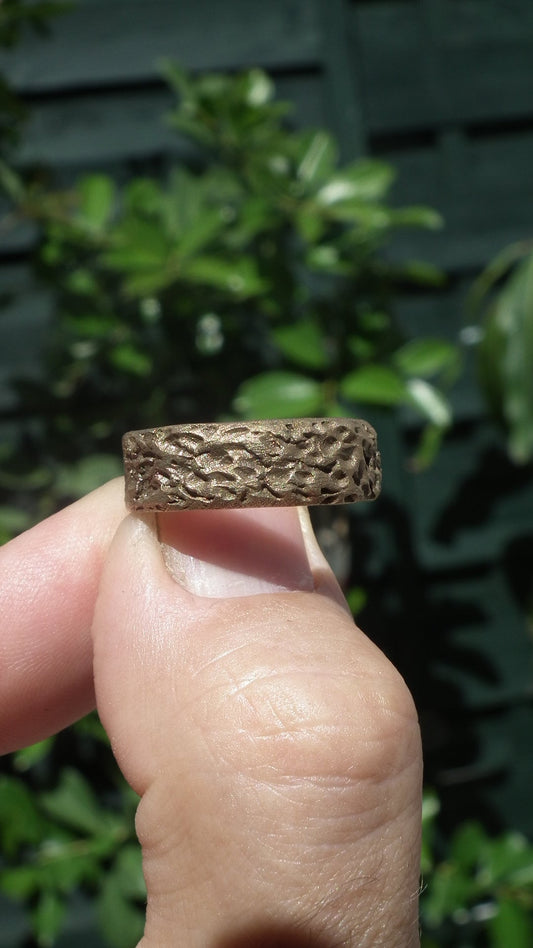 Handmade bronze ring