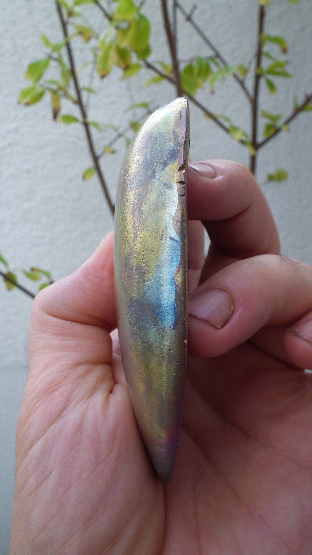 Bismuth crystal Heart