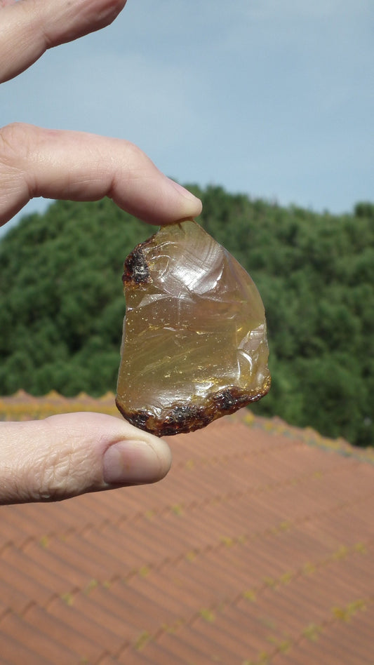 Amber stone // Raw sumatra amber