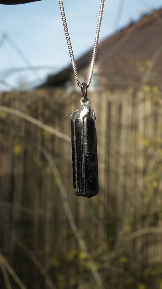 Black tourmaline necklace