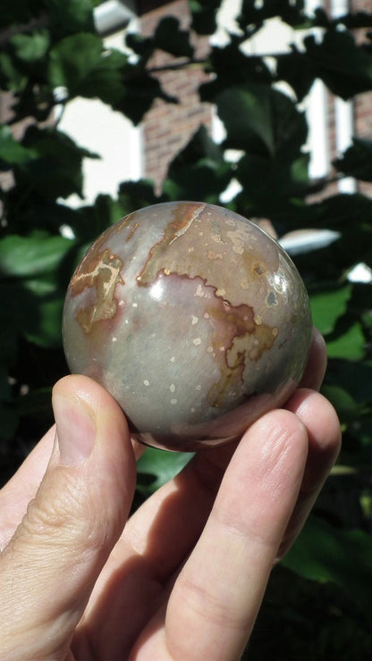 Polychrome jasper sphere 59mm