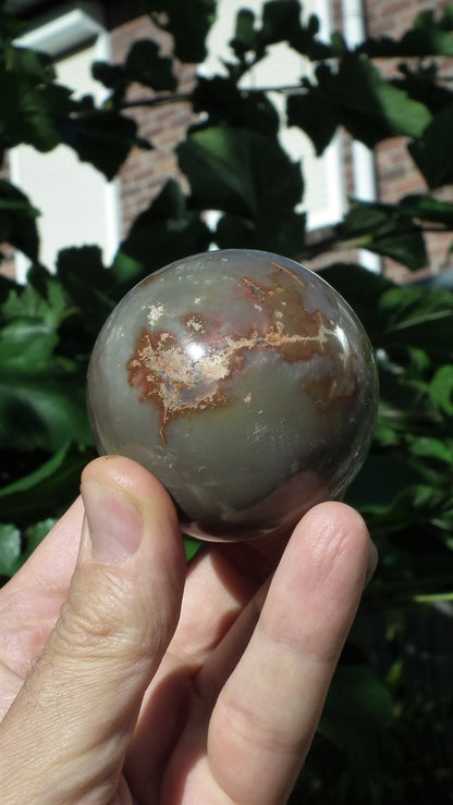 Polychrome jasper sphere 59mm