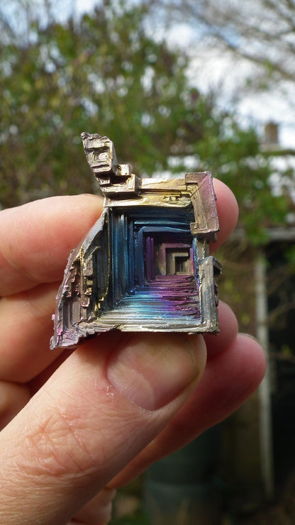 Bismuth crystal / Natural Bismuth geode