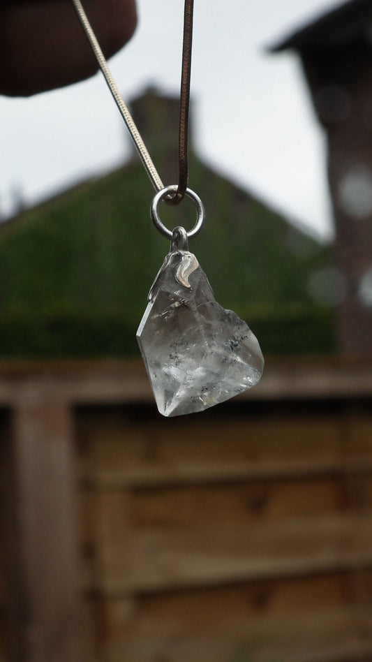 Herkimer diamond pendant