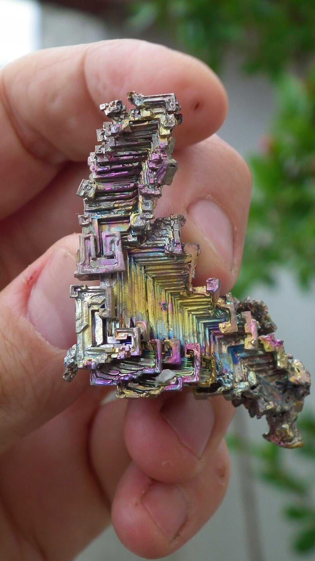 Bismuth crystal