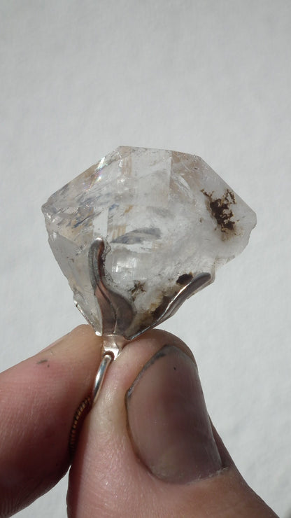 Herkimer diamond necklace // XXL Herkimer diamond necklace