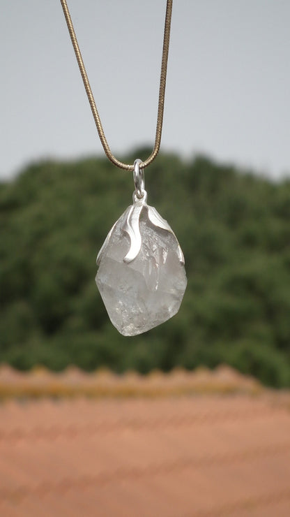 Herkimer diamond necklace