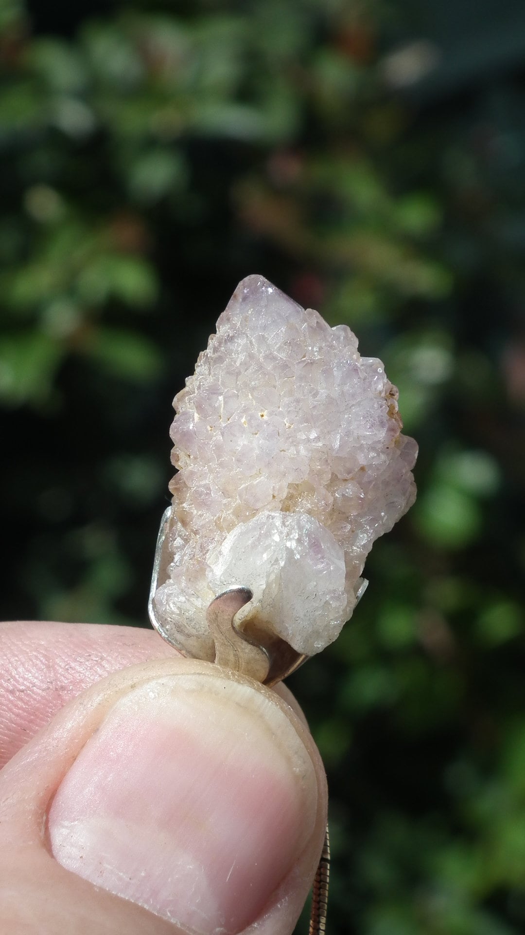 Spirit quartz Pendant / Cactus quarts/ Citrine / Limonite