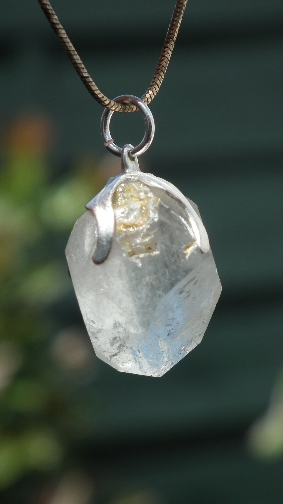 Herkimer diamond necklace // XXL Herkimer diamond necklace