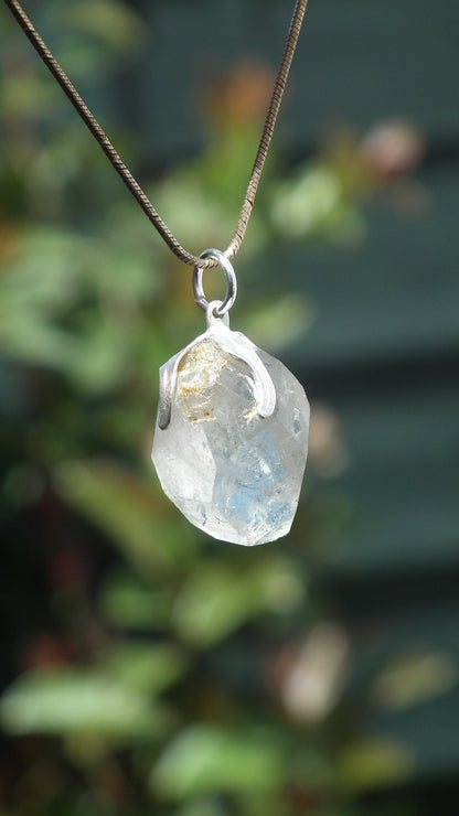 Herkimer diamond necklace // XXL Herkimer diamond necklace