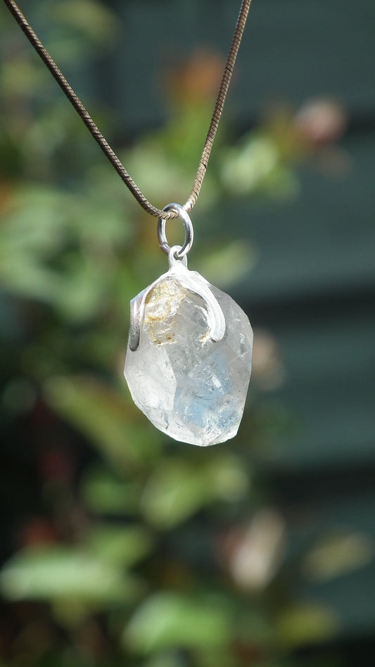 Herkimer diamond necklace // XXL Herkimer diamond necklace